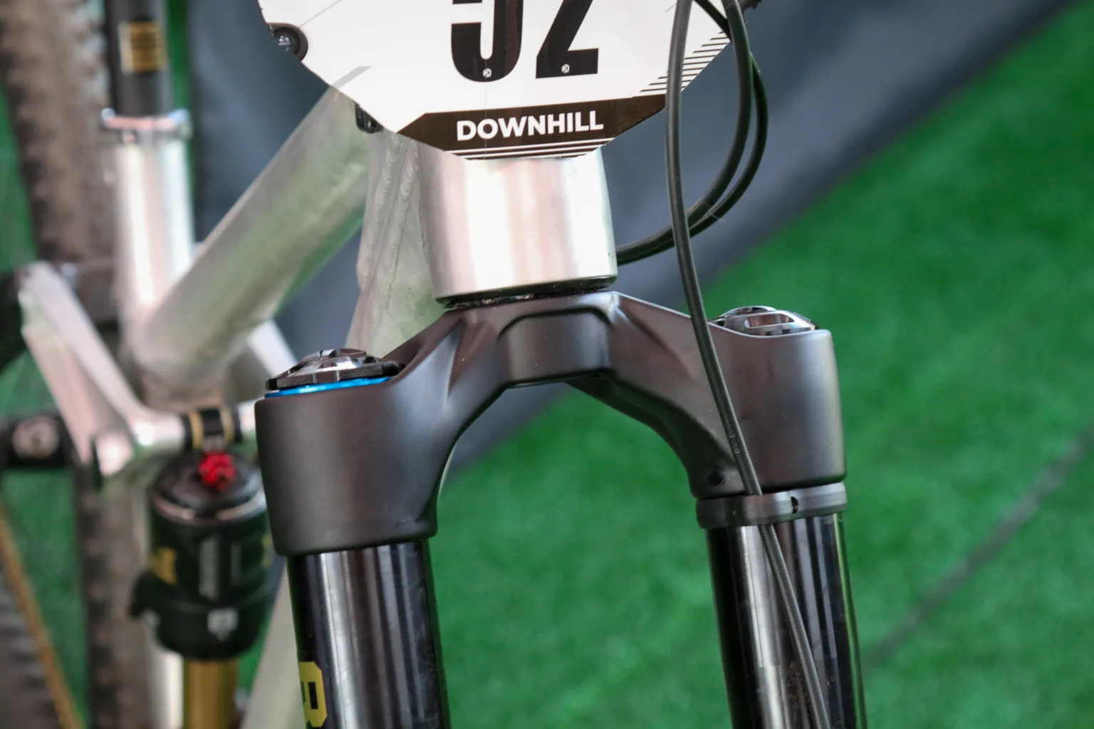 Fox RAD inverted suspension fork prototype spyshot sea otter
