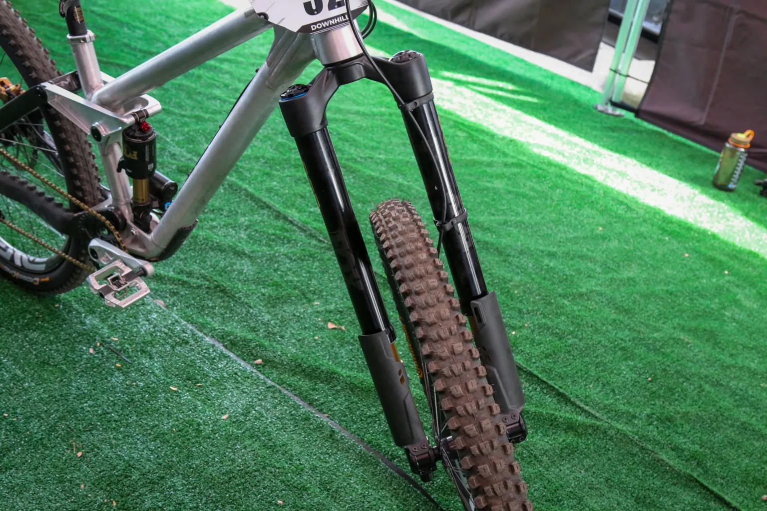 Fox RAD inverted suspension fork prototype spyshot sea otter