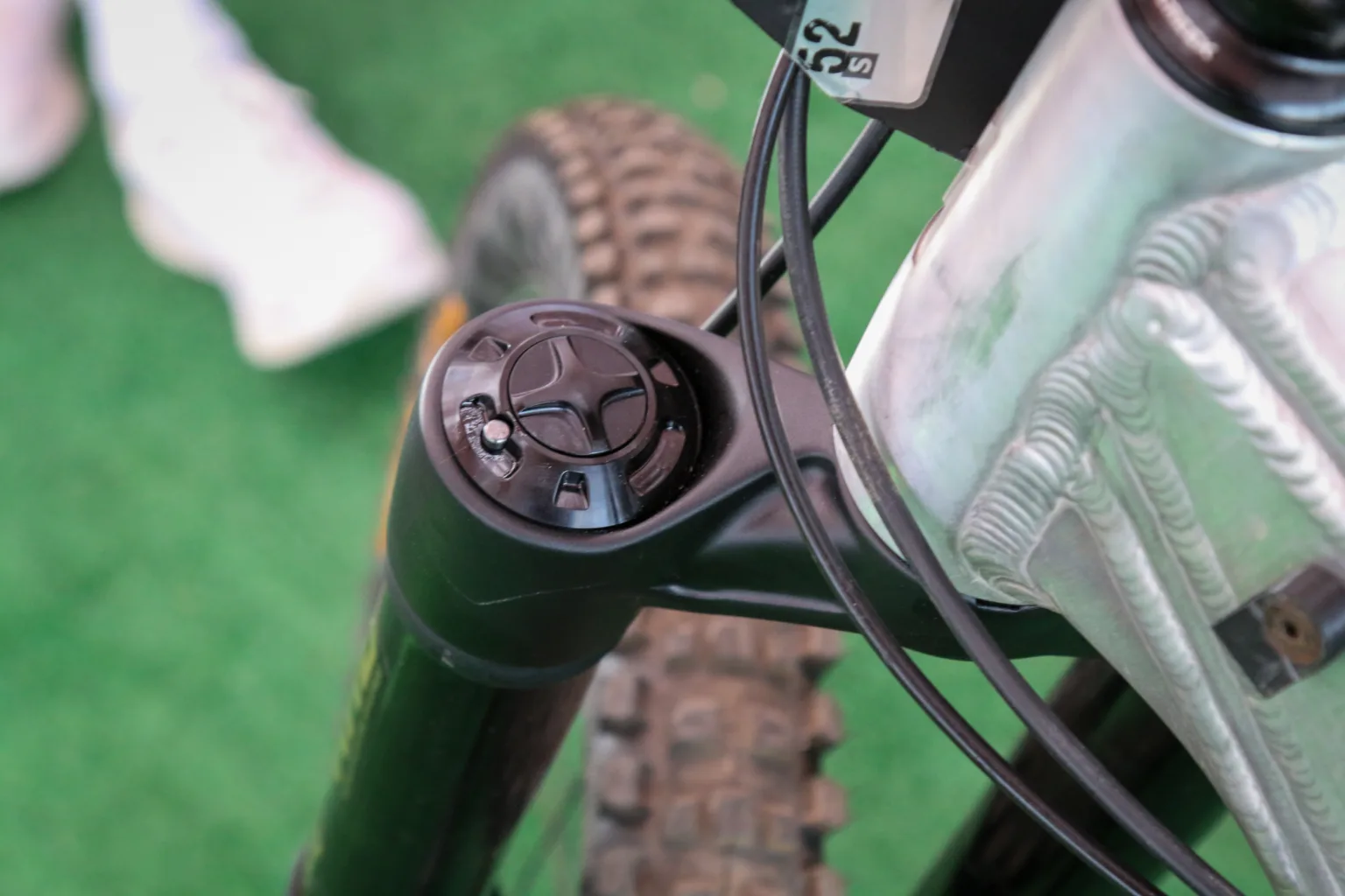 Fox RAD inverted suspension fork prototype spyshot sea otter