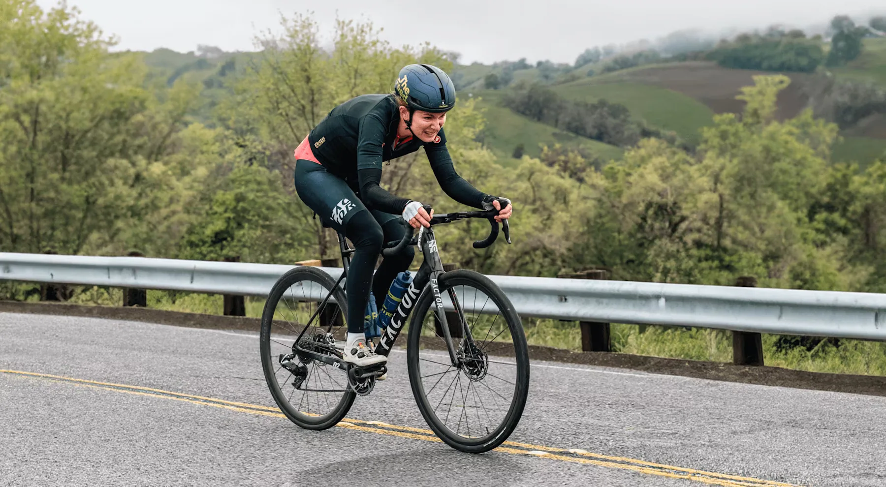 Lauren De Crescenzo en route to winning The Growler in 2024.