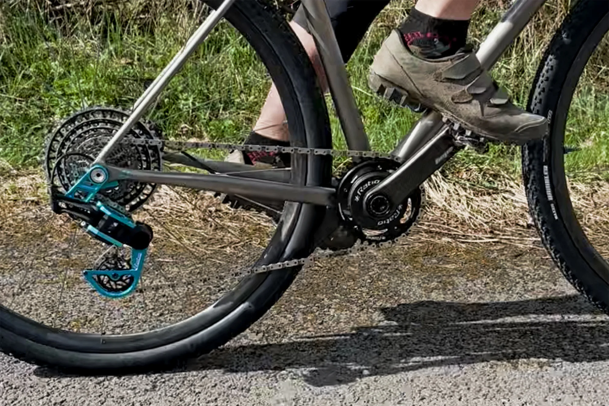 Ratio Technology direct full mount mechanical derailleur prototype, 1x13sp drivetrain