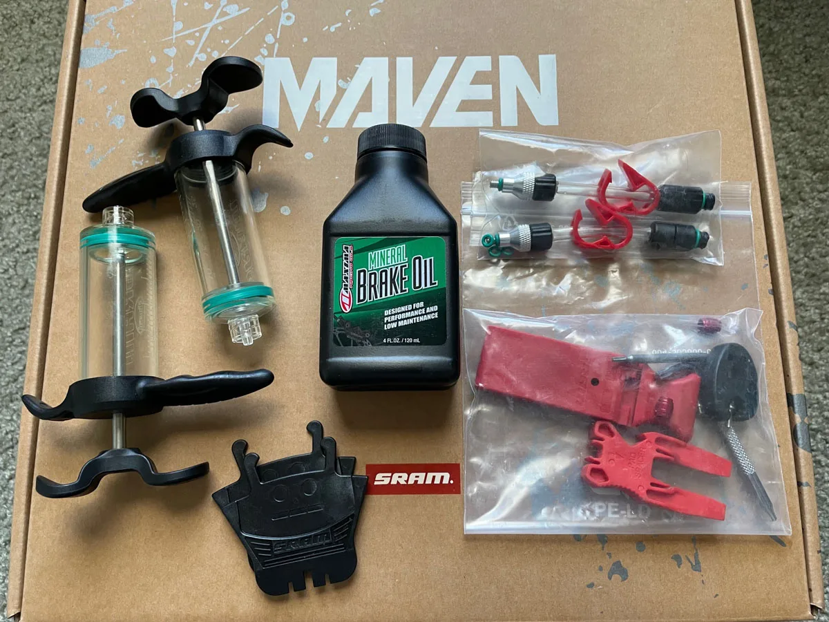 SRAM Maven Ultimate brakes, bleed kit