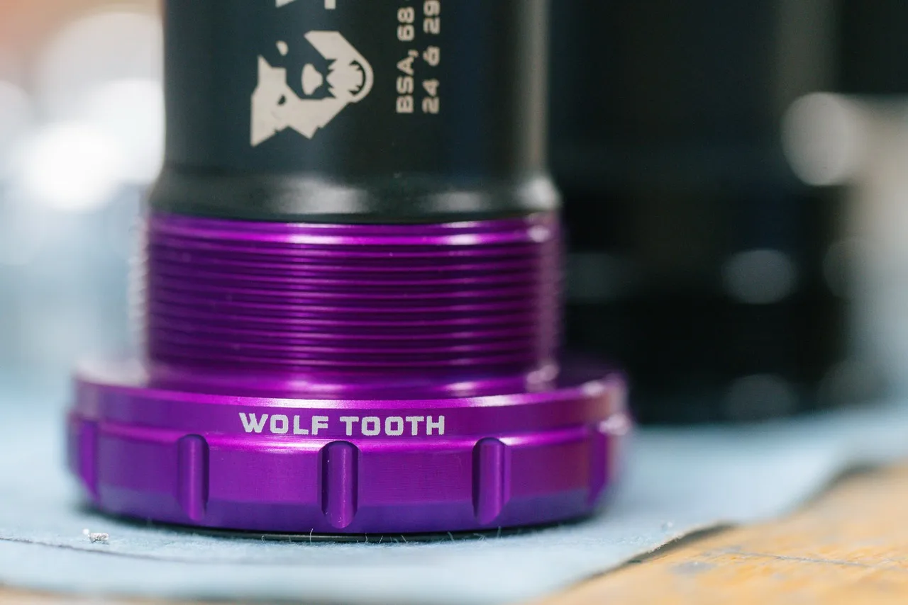 Wolf Tooth Components Bottom Brackets cup logo
