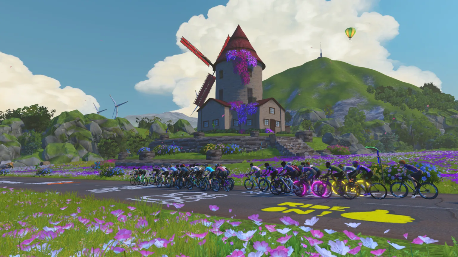Zwift France cobbled road hell of the north updates route map