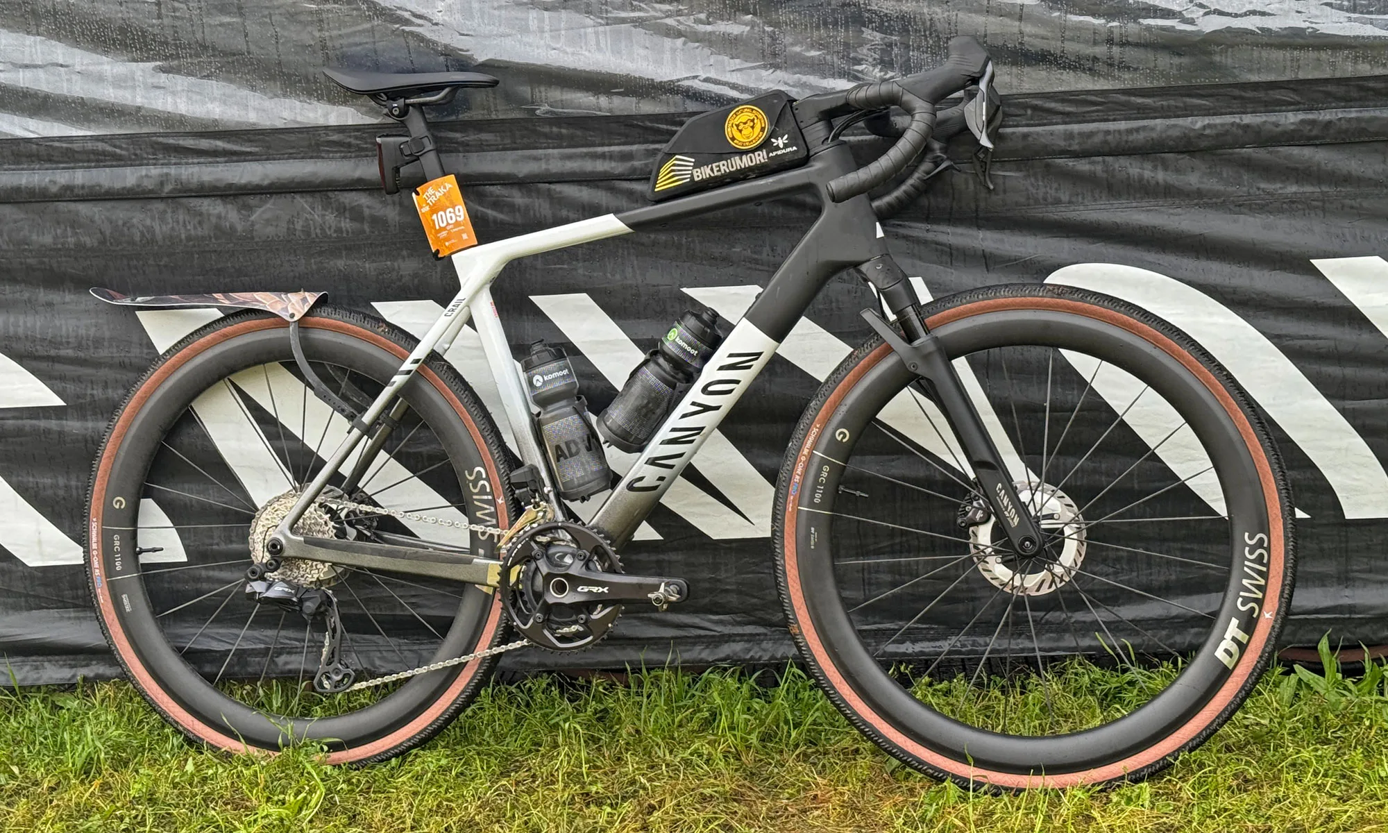 Canyon DT Swiss F132 One 40mm travel gravel suspension fork sneak peek, at The Traka