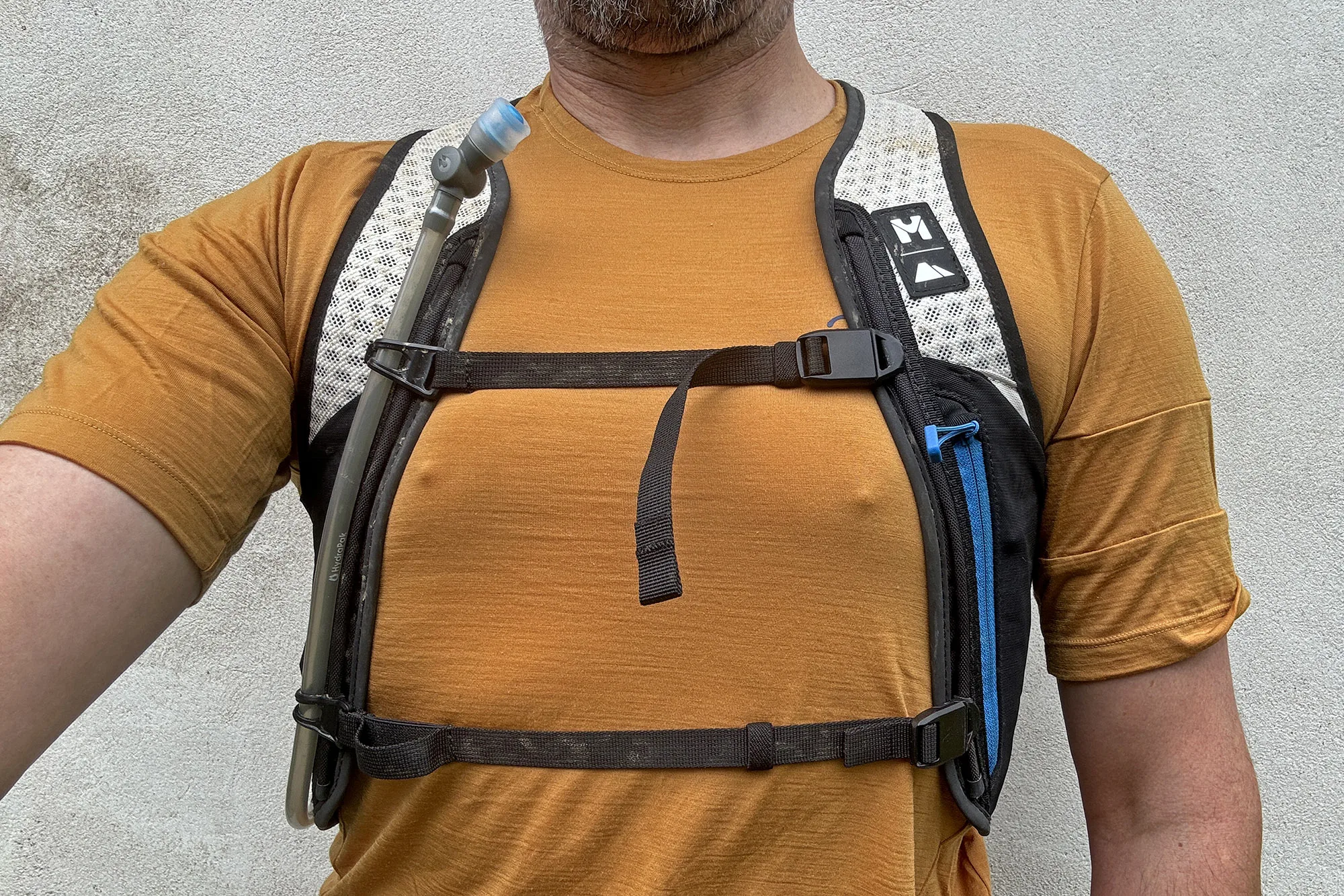 Review: Canyon + Millet Sharp 3L lightweight expandable hydration vest backpack, tight L/XL chest fit