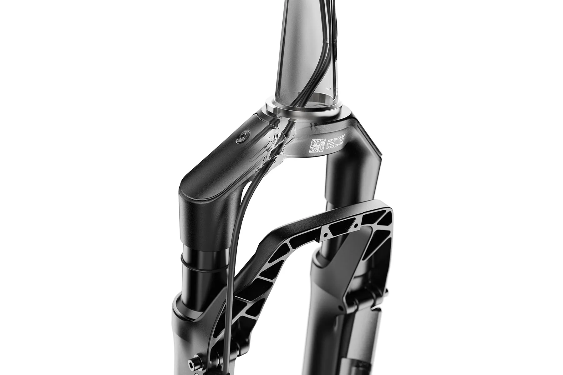 DT Swiss F 132 One for exclusively for Canyon gravel bikes, internal routing