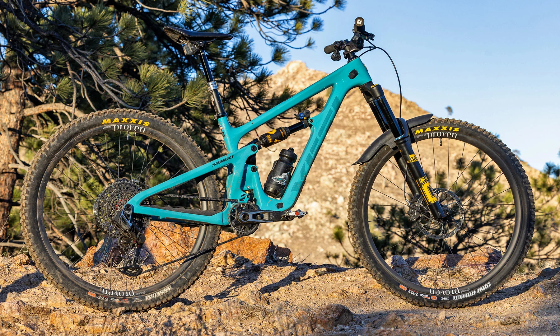 Hunt Proven Carbon Enduro H-Core strongest mountain bike wheels, Yeti SB 160