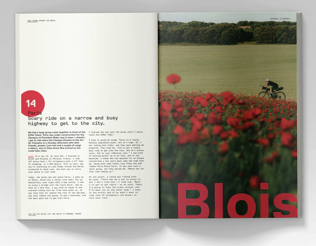 Lael Rides Around the World inside