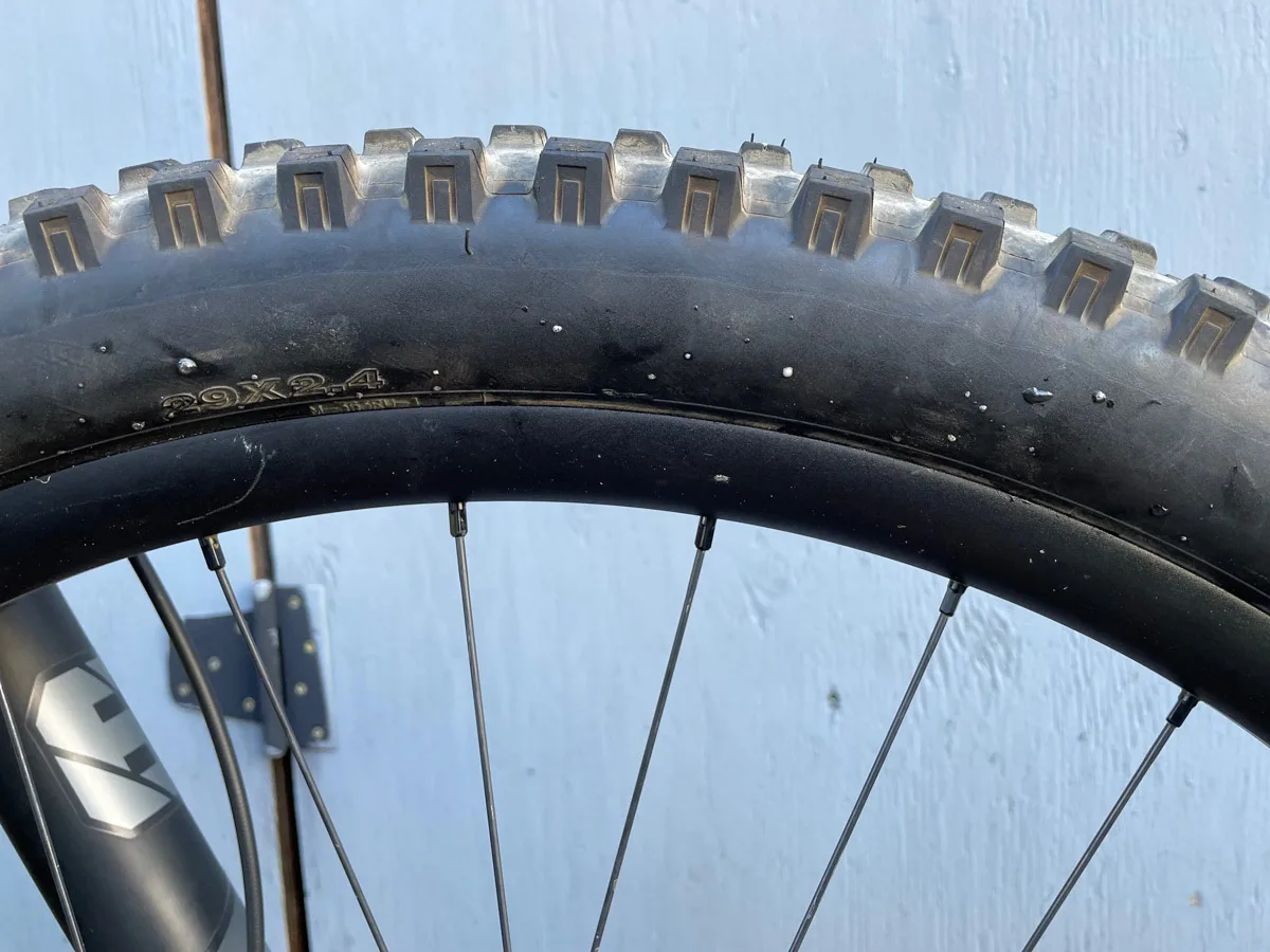 Maxxis High Roller 3, sweating
