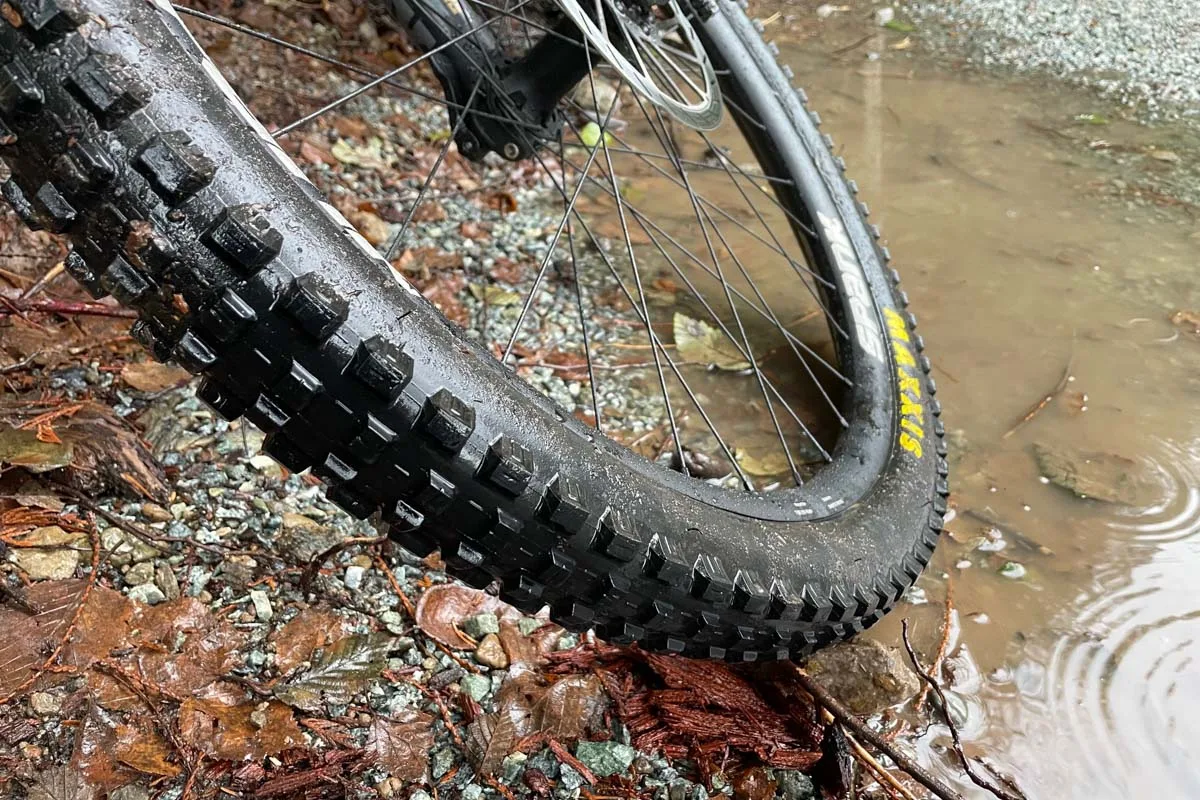 Maxxis High Roller 3, wet
