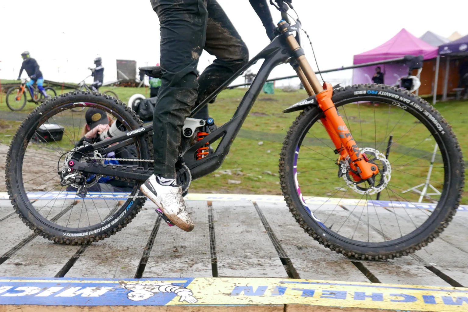 Orbea Rallon DH carbon downhill bike, unreleased prototype raced at Bielsko-Biała UCI World Cup to Elite Women's win by Tahnee Seagrave