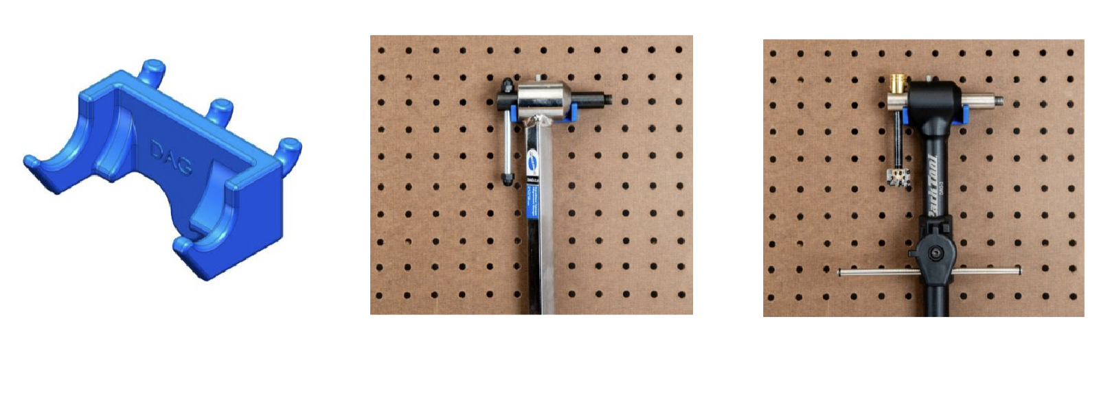 Park Tool 3D printed peg hook holders DAG -1