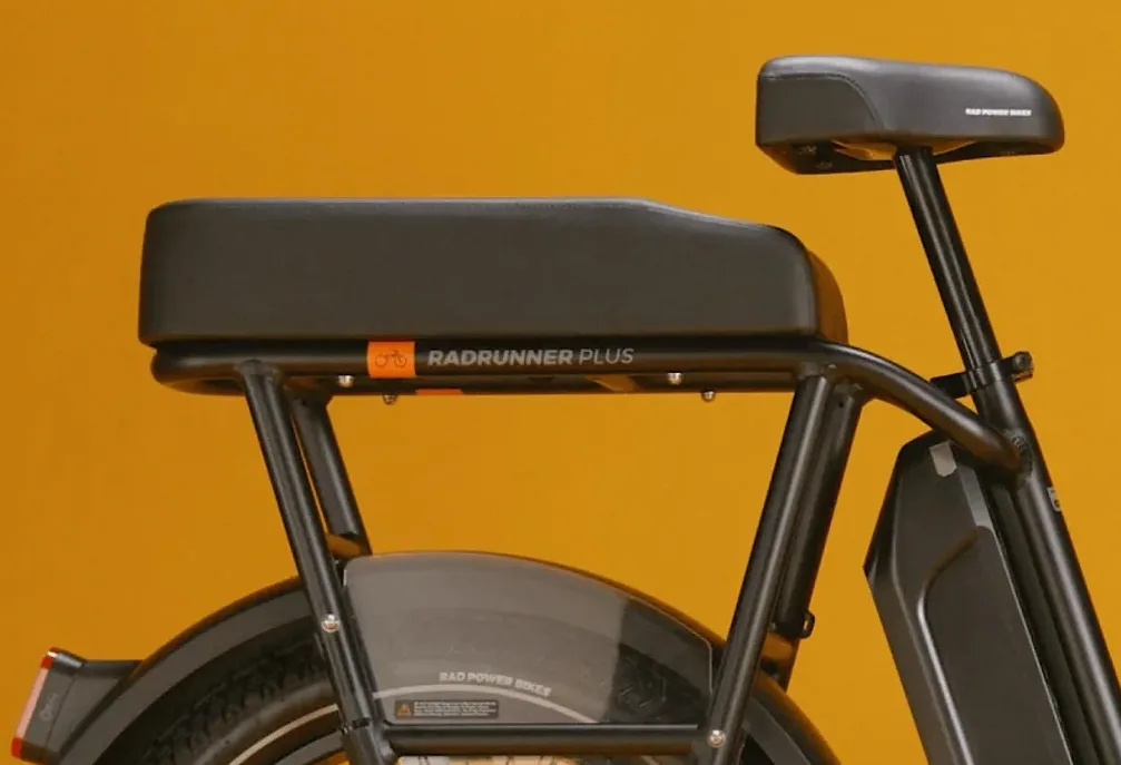 Rad Power Bikes RadPunner Launch passenger seat