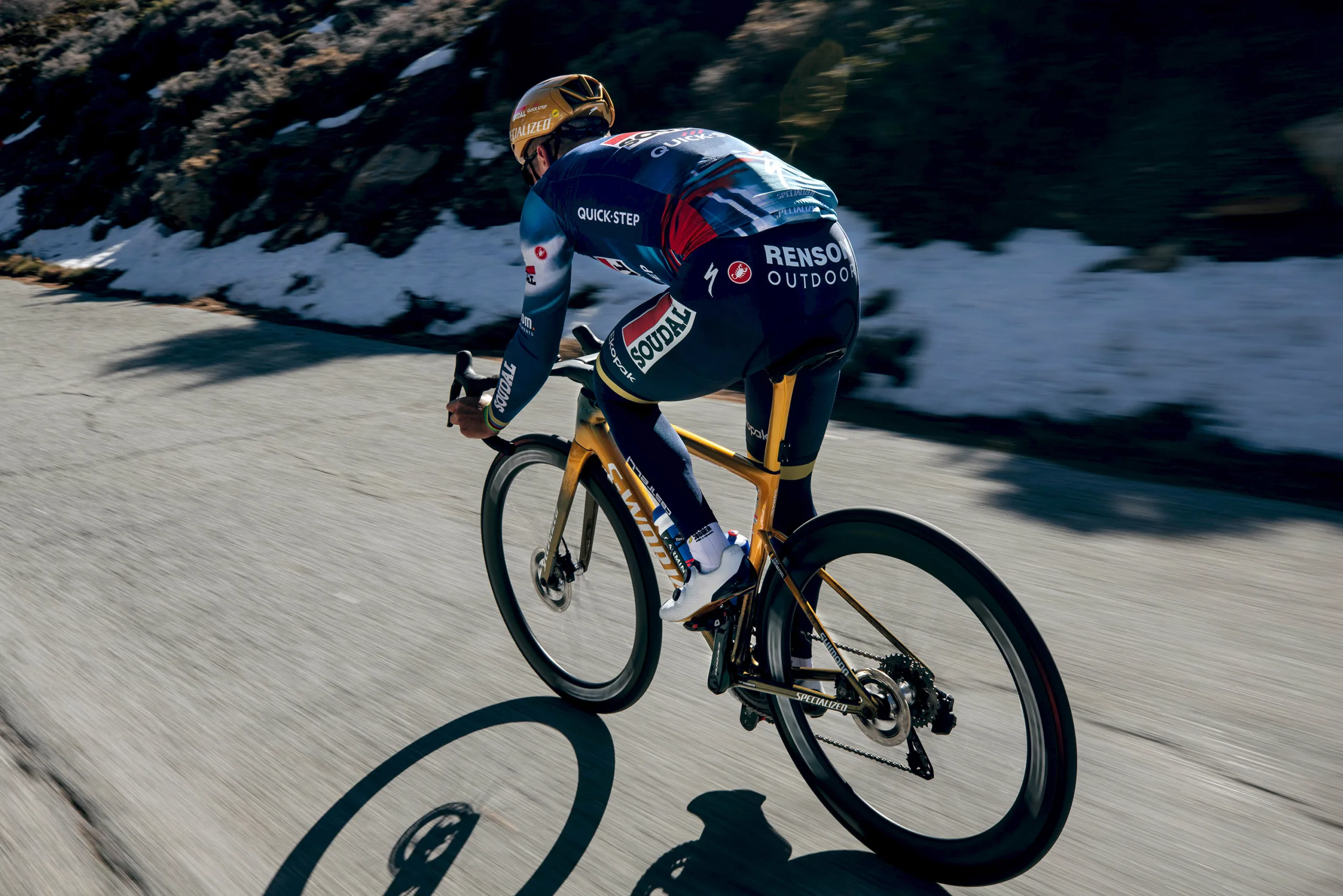 Remco Golden Tarmac SL8 Road snow