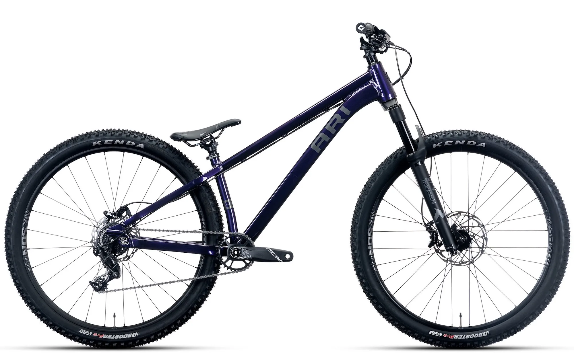 Stock image of the Ari 801 Pro 27.5" in purple