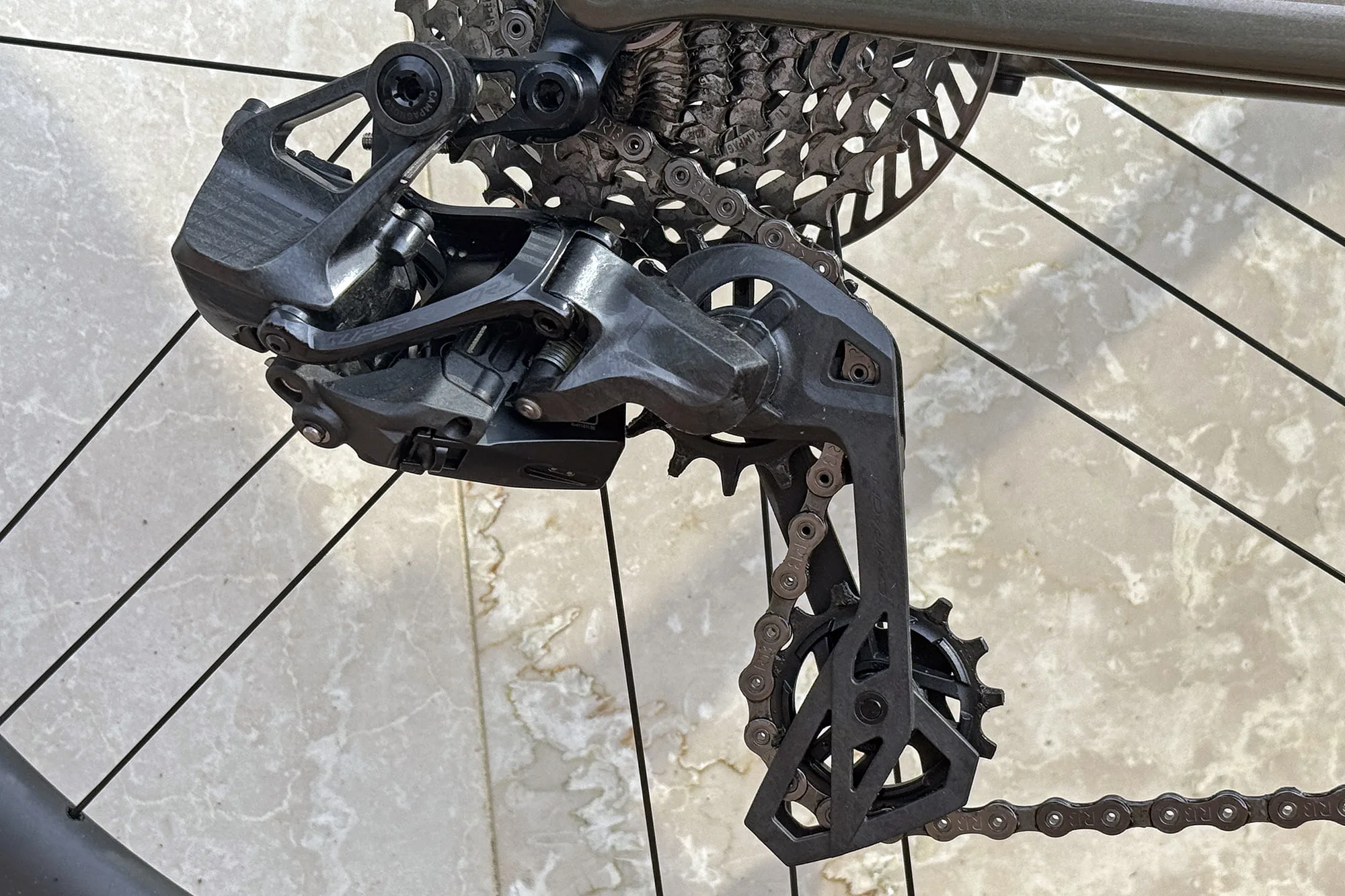 Campagnolo Super Record 13 wireless 2x13-speed lighter faster more affordable road groupset, rear derailleur