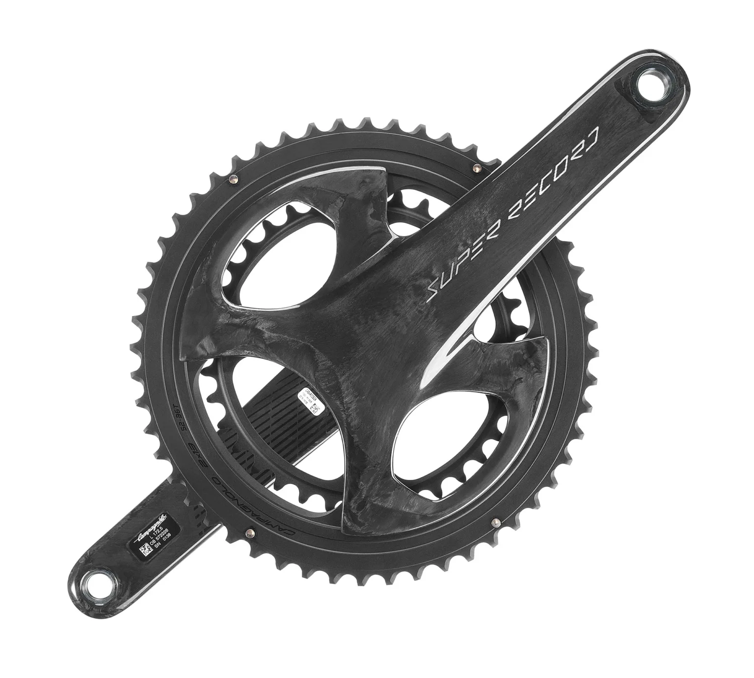 2025 Campy Super Record 13 wireless gruppo, full carbon crankset with titanium axle