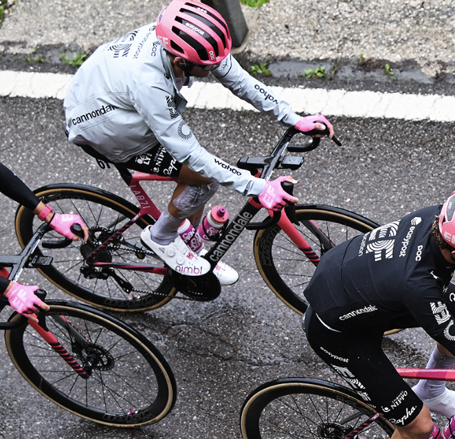 EF Education–EasyPost Rapha rain jacket team