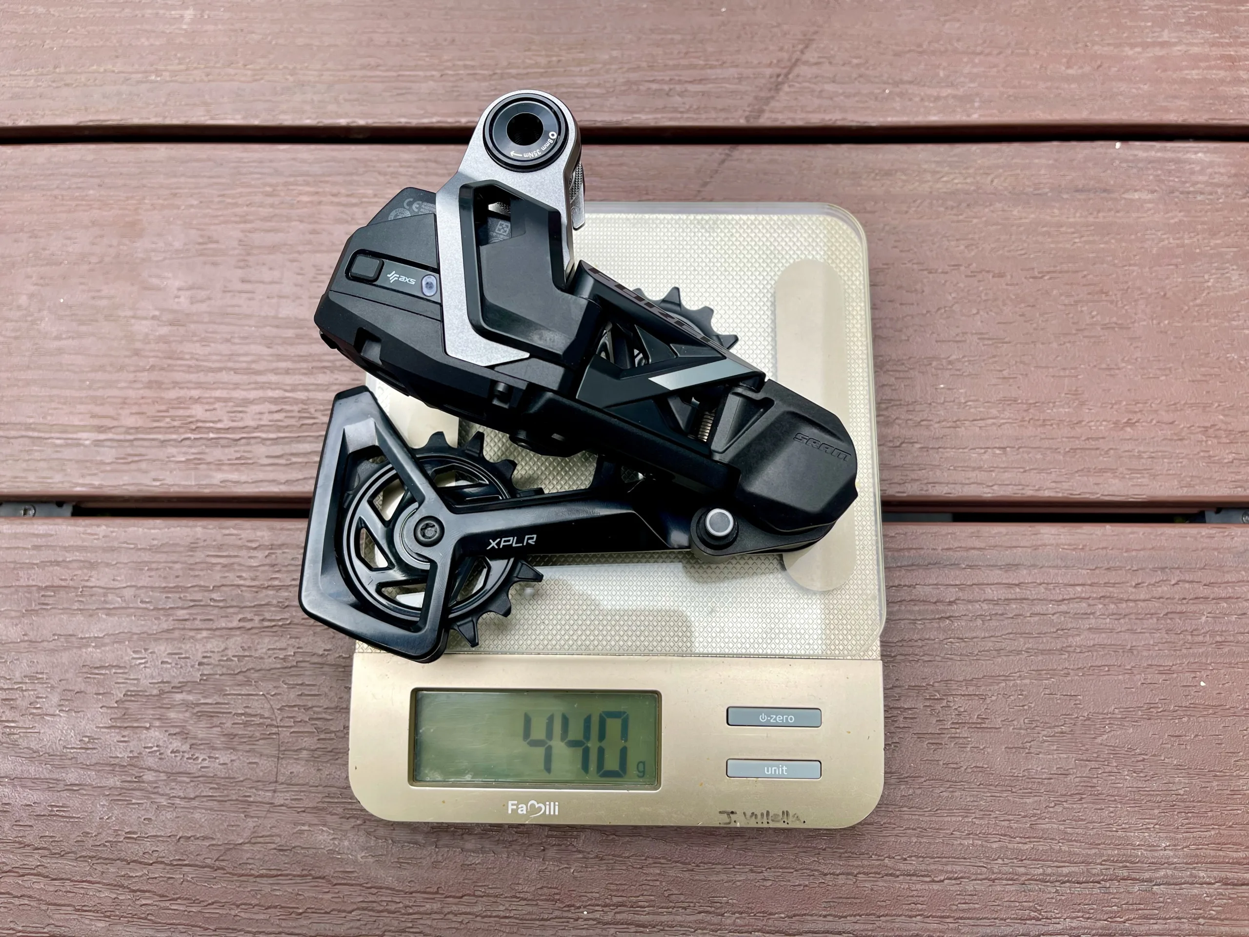 Force AXS XPLR Colnago gravel rear weight