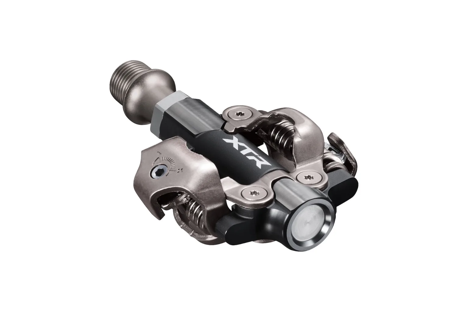 Studio image of the new XTR PD-M9200 pedal from an angle.