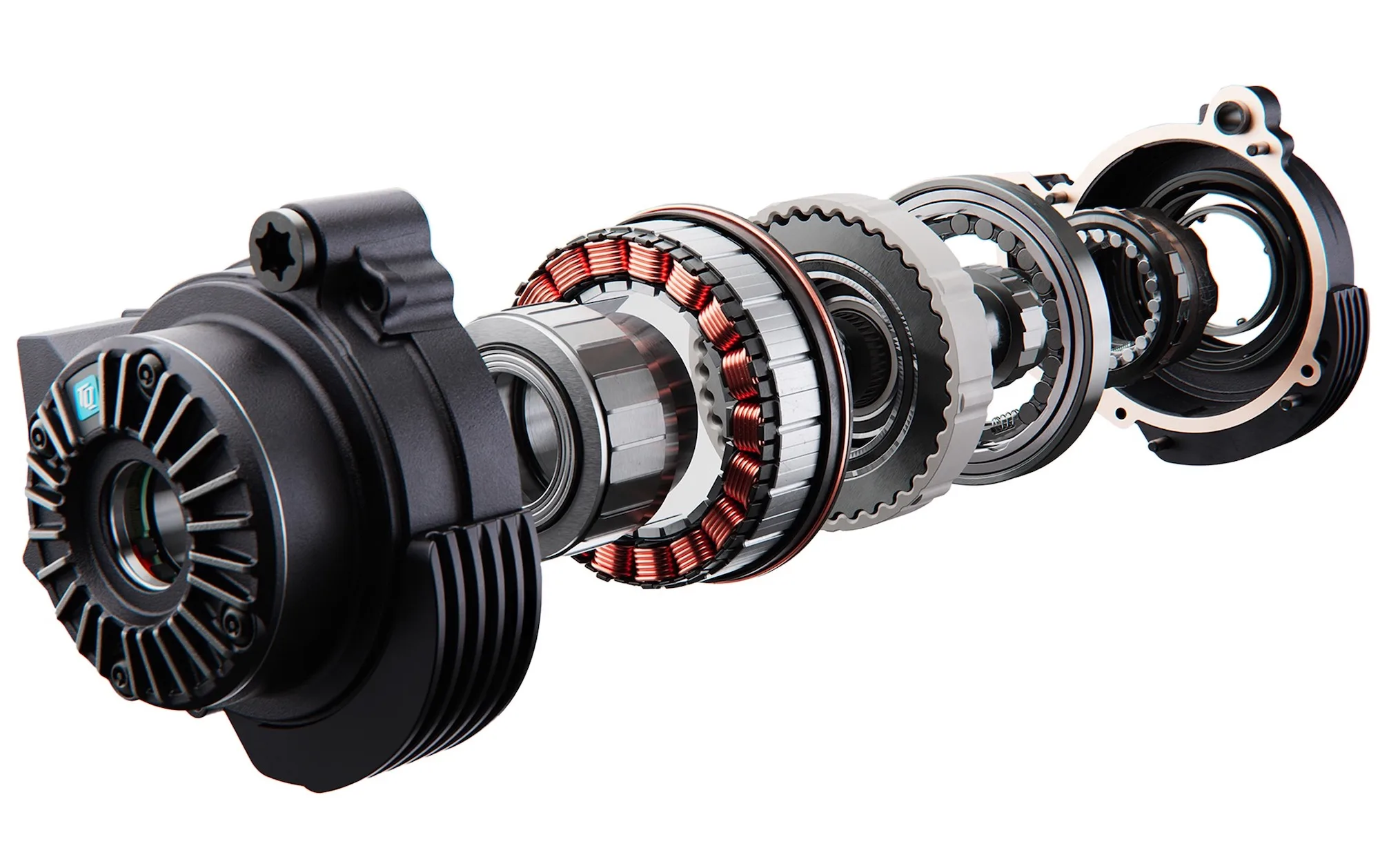 Exploded view of the TQ-HPR60 drive system.