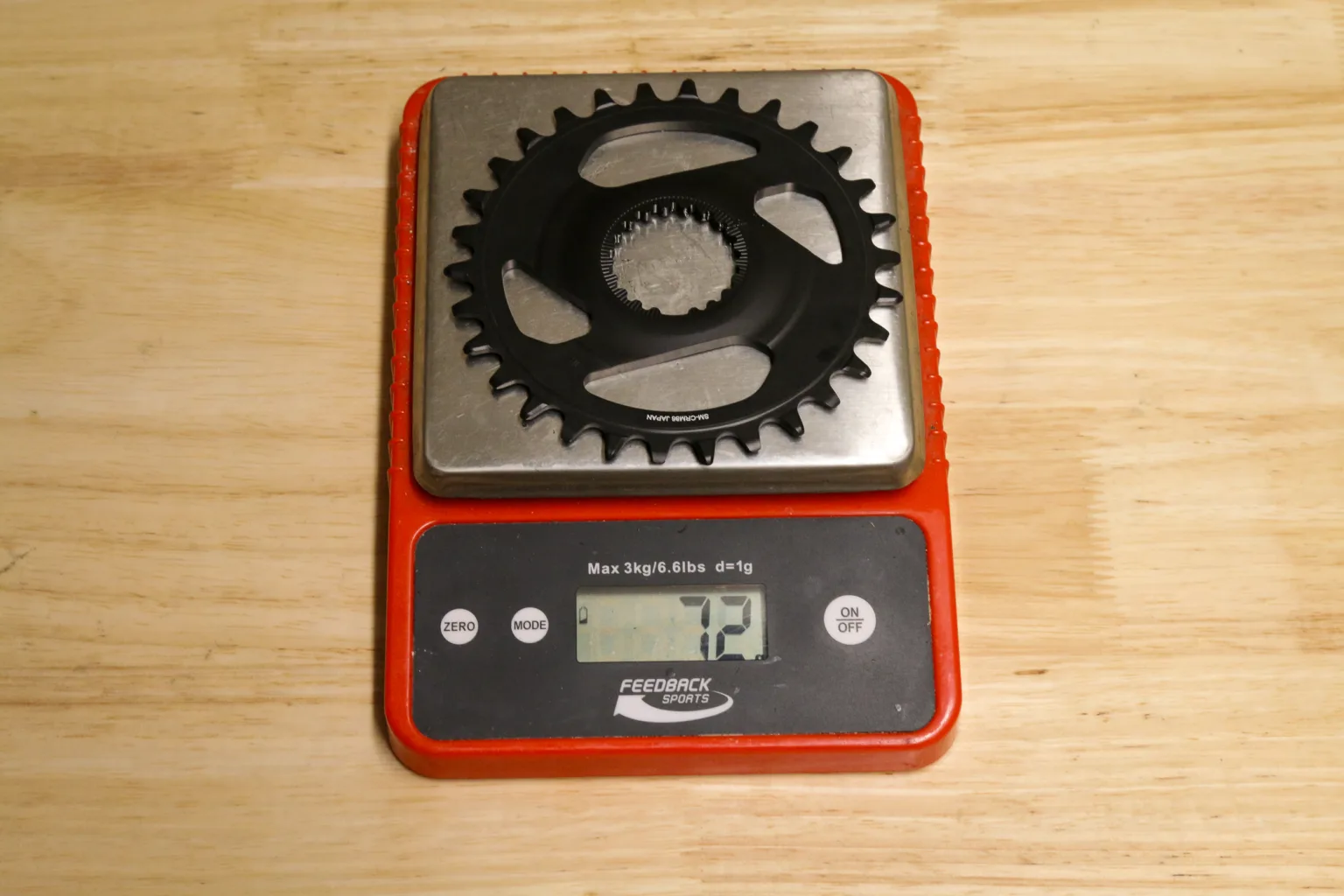Shimano XT di2 M8200 actual weight chainring 30t