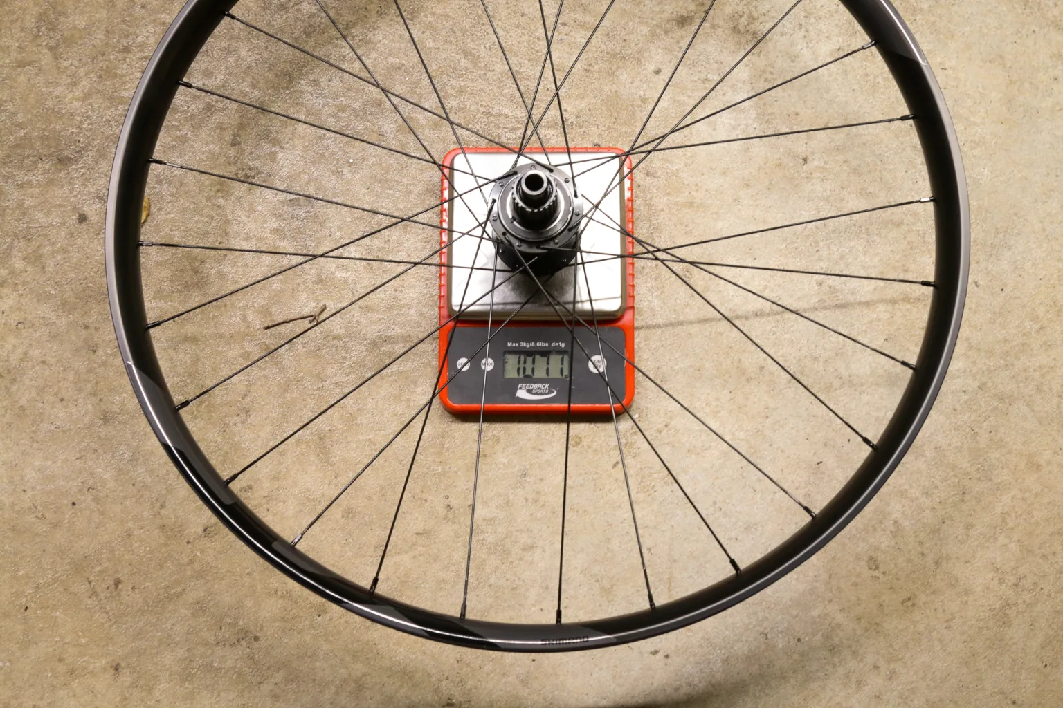 Shimano XT di2 M8200 actual weight rear wheel
