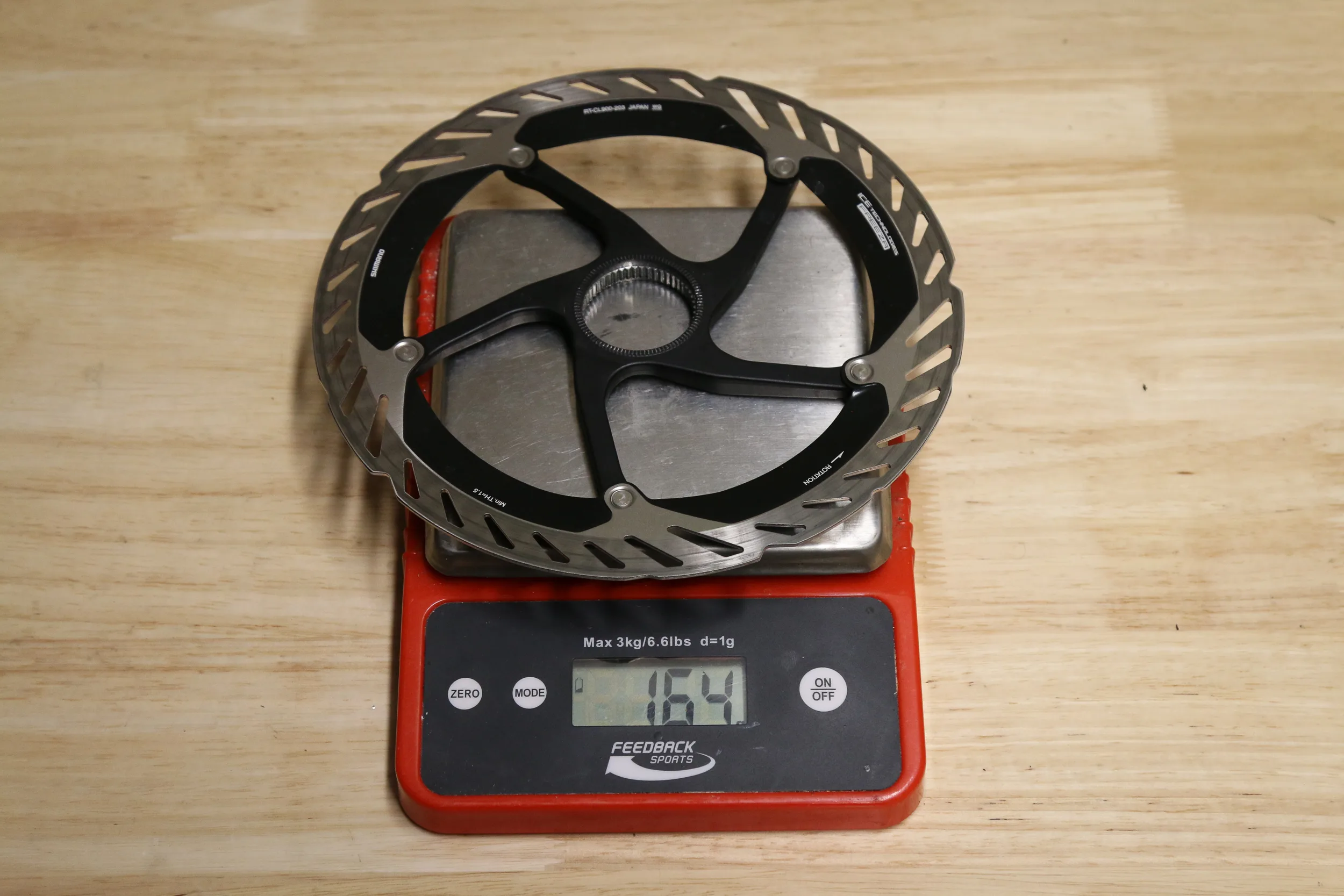 Shimano XTR Di2 actual weight rotor