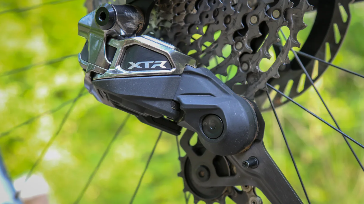 Shimano XTR Di2 wireless resin skid plate