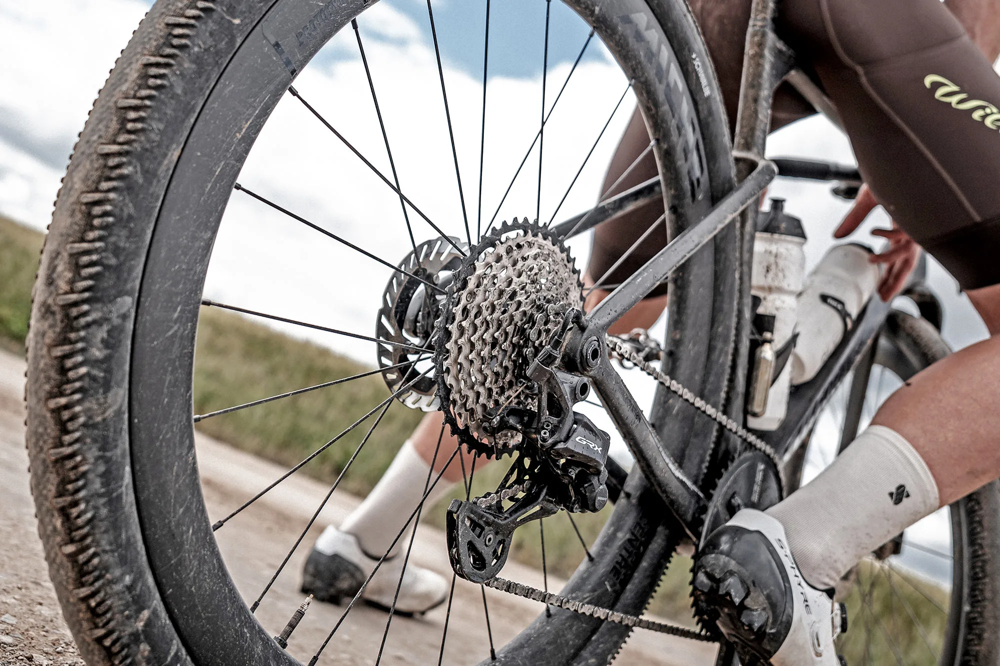 prototype Wilier Rave SLR gravel bike raced by Ivar Slik, new UDH dropout