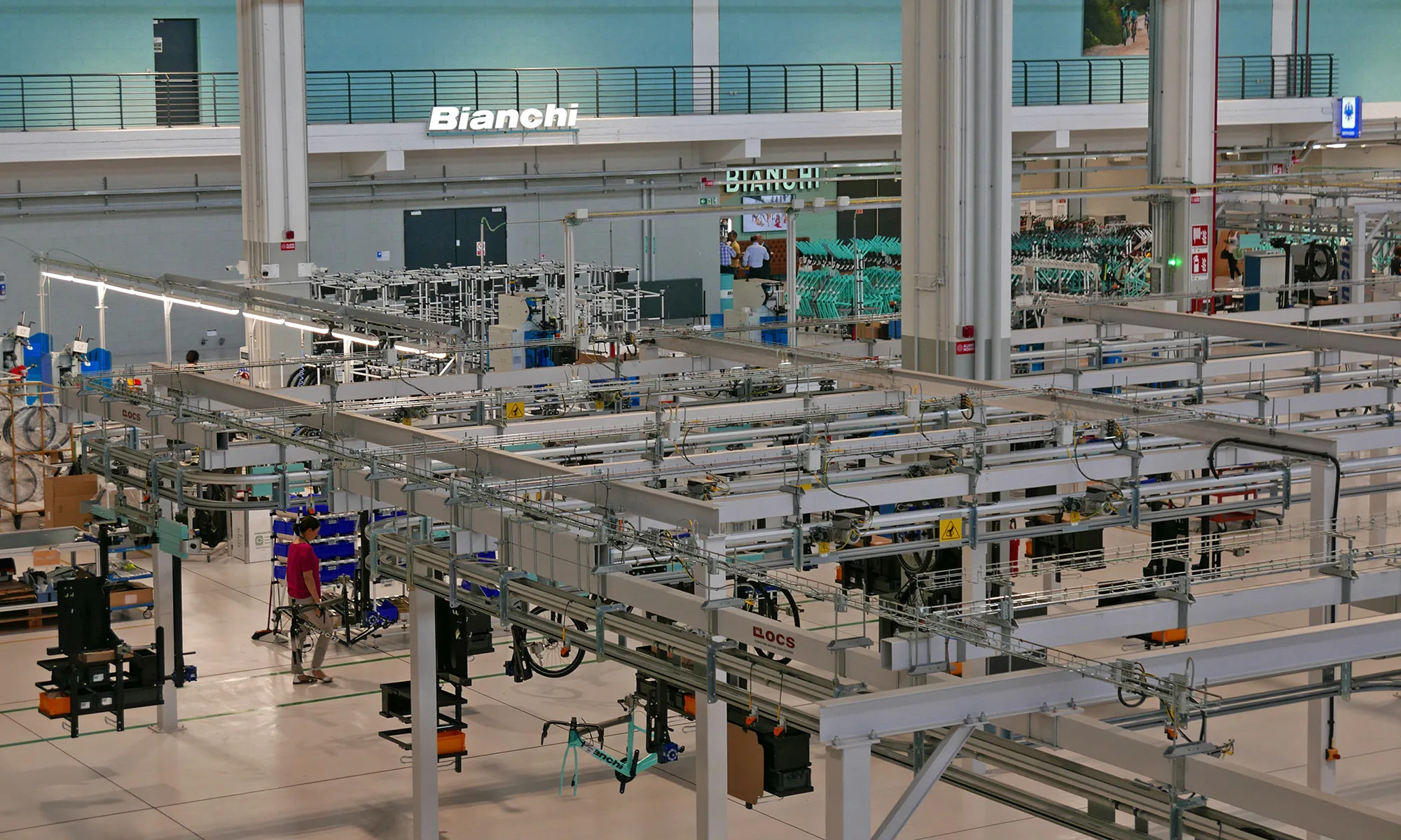 Casa Bianchi HQ and factory tour in Treviglio Italy, assembly hall