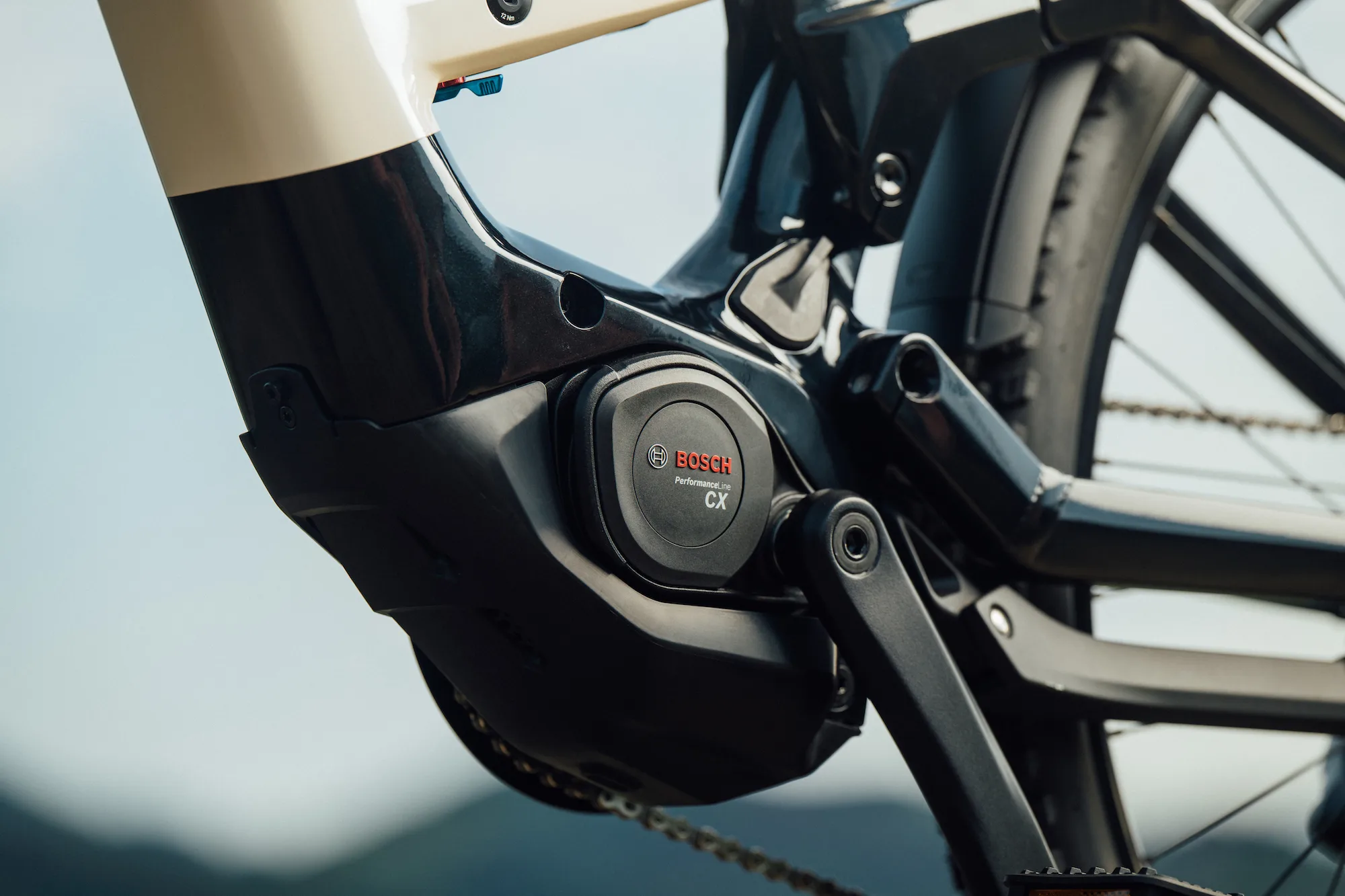 The Bosch Performance Line CX motor on the Orbea Muga