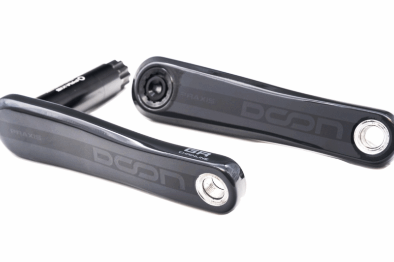 All New Praxis Doon GR Carbon Gravel Crankset Gains Wider Chainline to Fit More Bikes