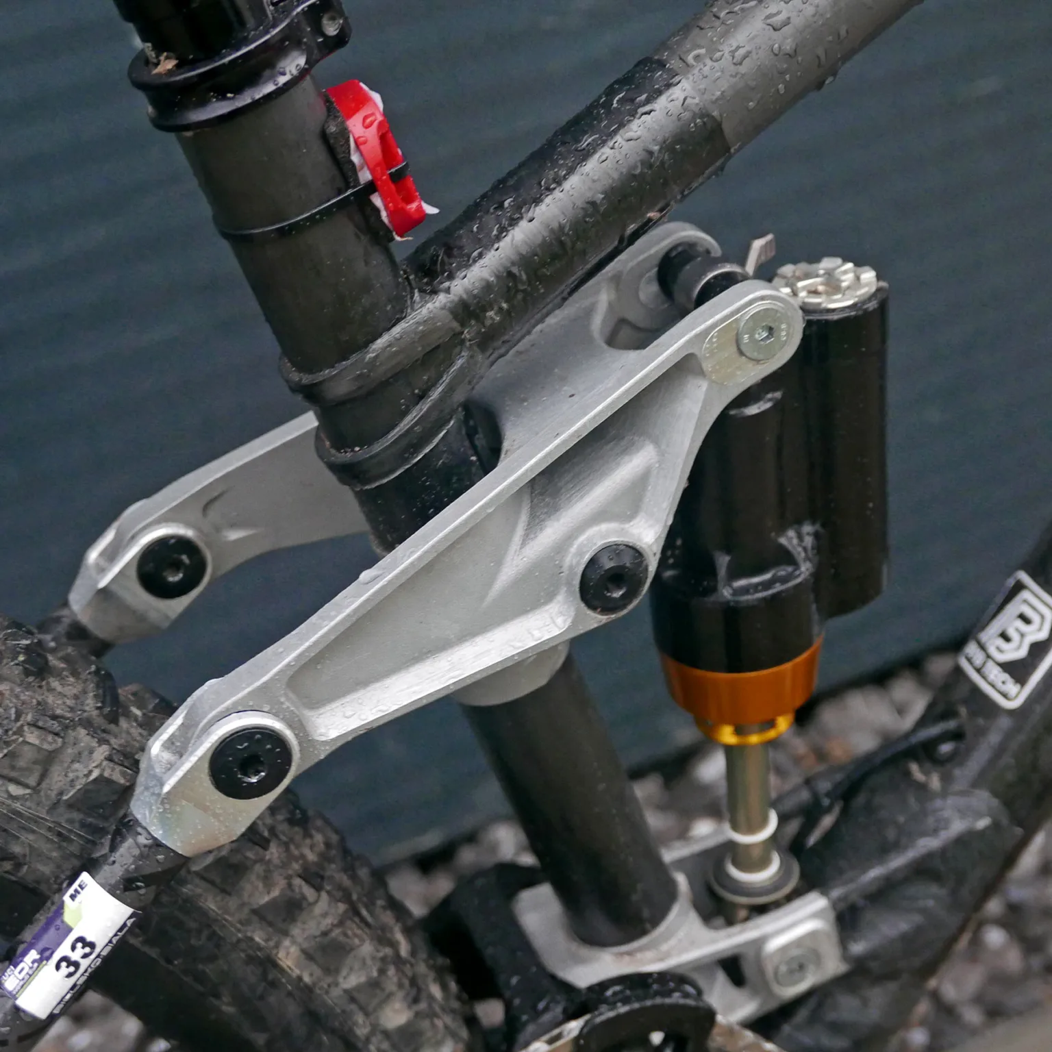 Pro Bike Check: prototype Cduro High Pivot, adjustable 170/190mm carbon WC enduro bike, travel adjust flip-chip