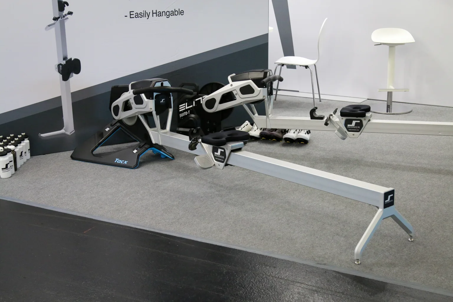 S Rower smart bicycle trainer conversion rowing machine frame