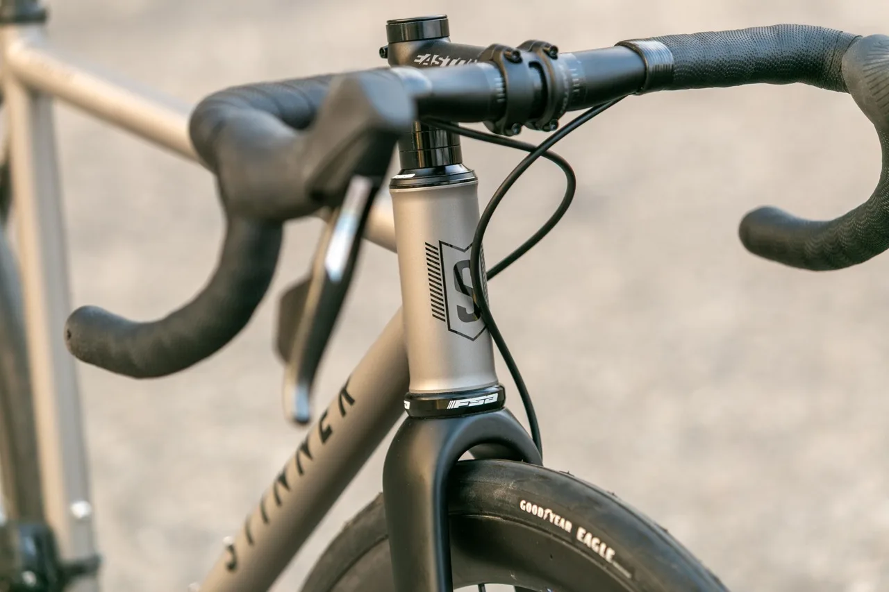 Stinner Frameworks New Gibraltar Road Bike headbadge