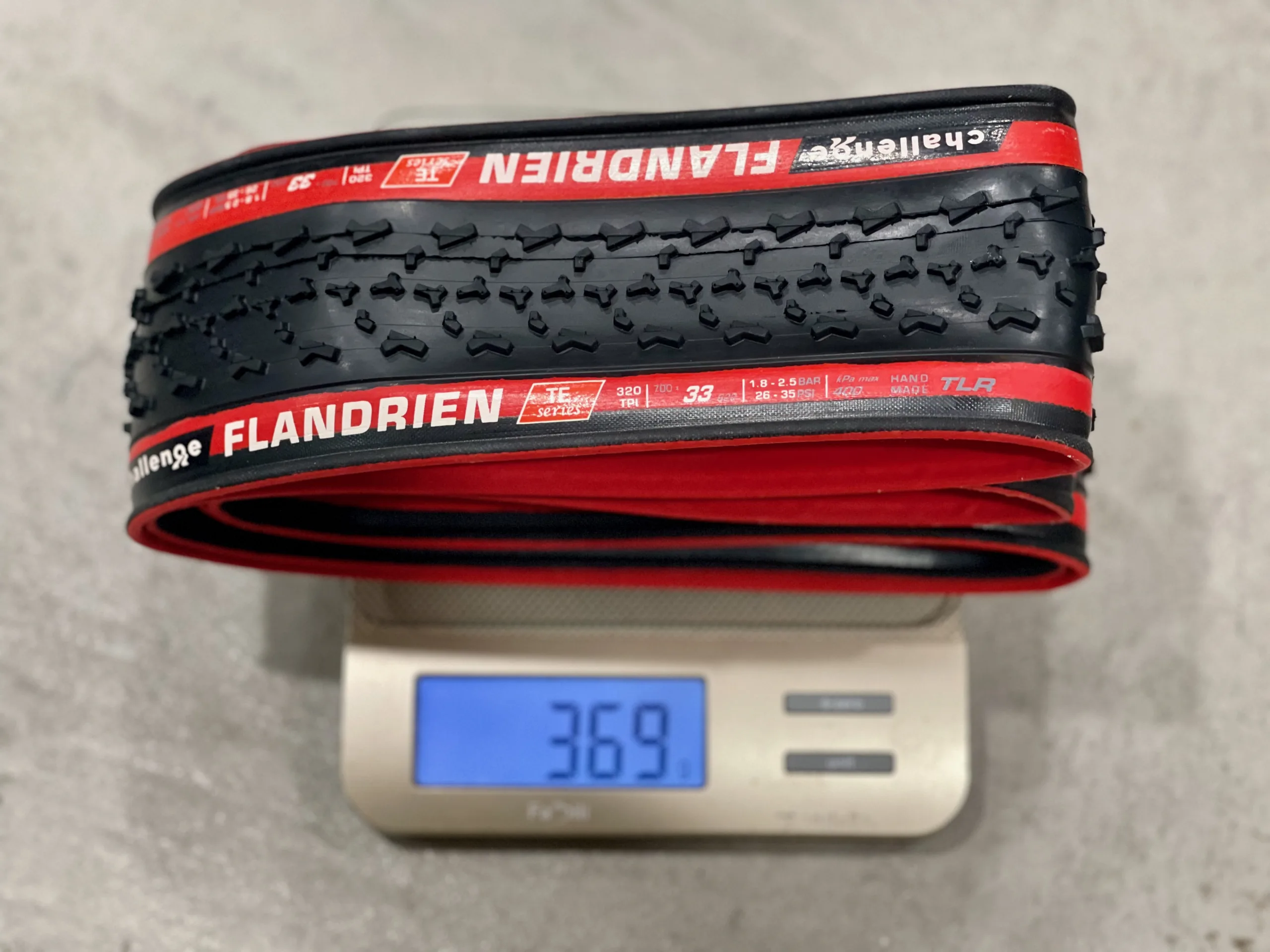 Challenge Flandrien Team Edition Handmade TLR weight