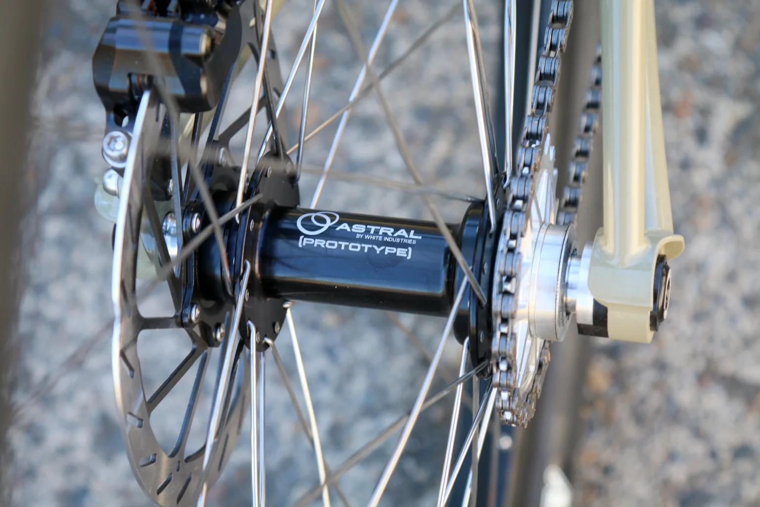 prototype white industries single speed hub