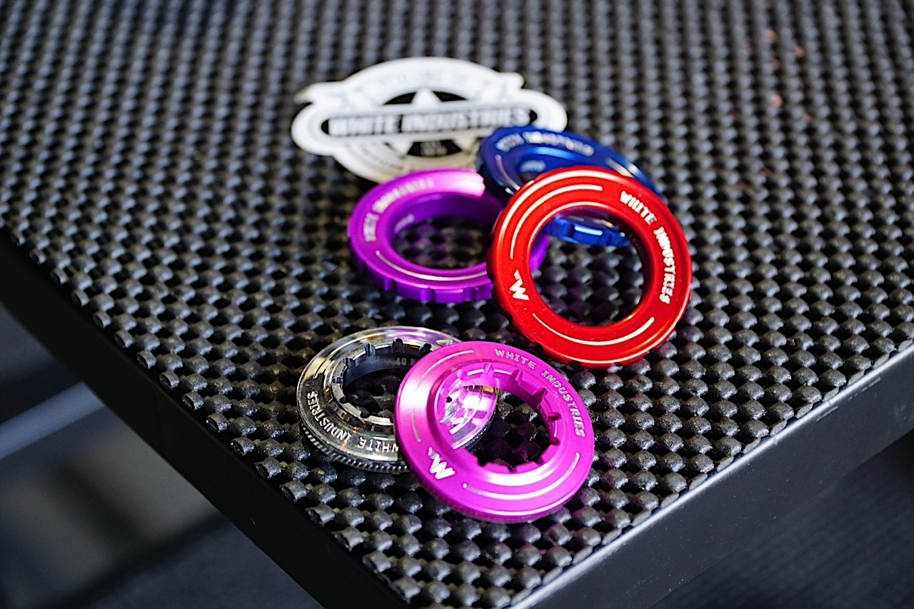 MADE Show 2025 White Industies Lockrings and Seat Collar lockrings