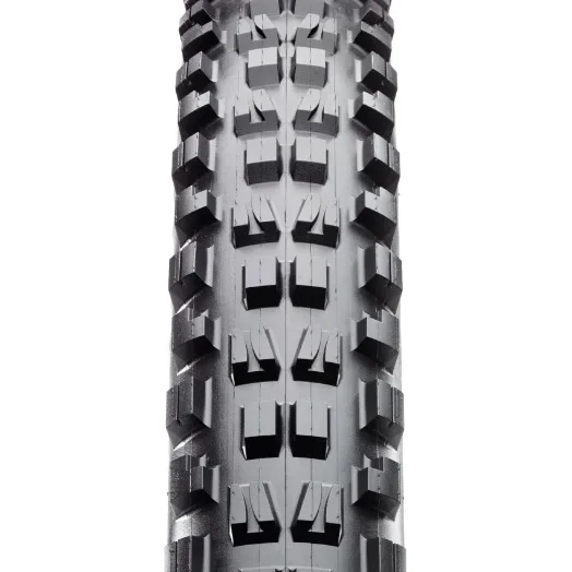 studio image of the tread pattern of the Maxxis Minion DHF for comparison.