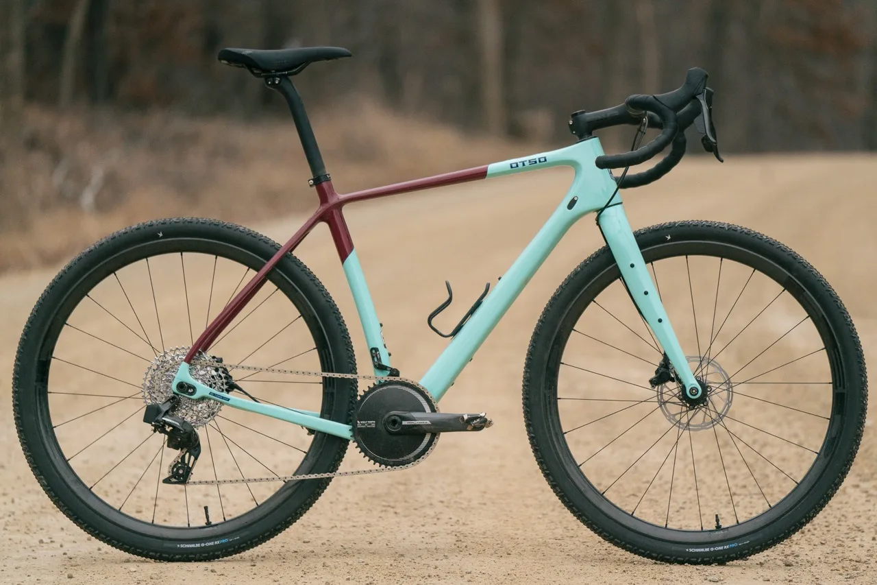 New Otso Cycles Waheela C Limited Colors seafoam & maroon hero