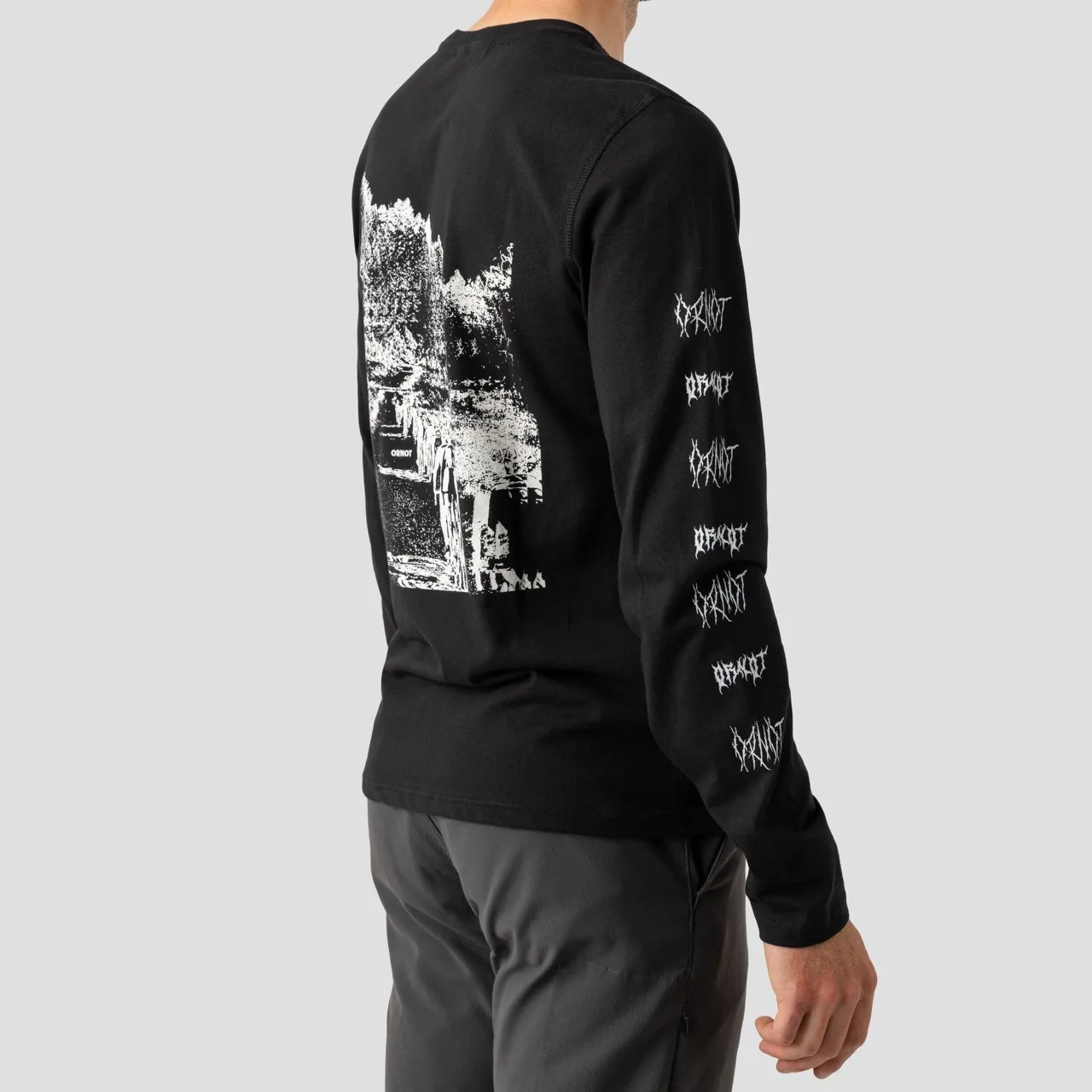 Ornot Mens Billboard Collection billboard t shirt back and side