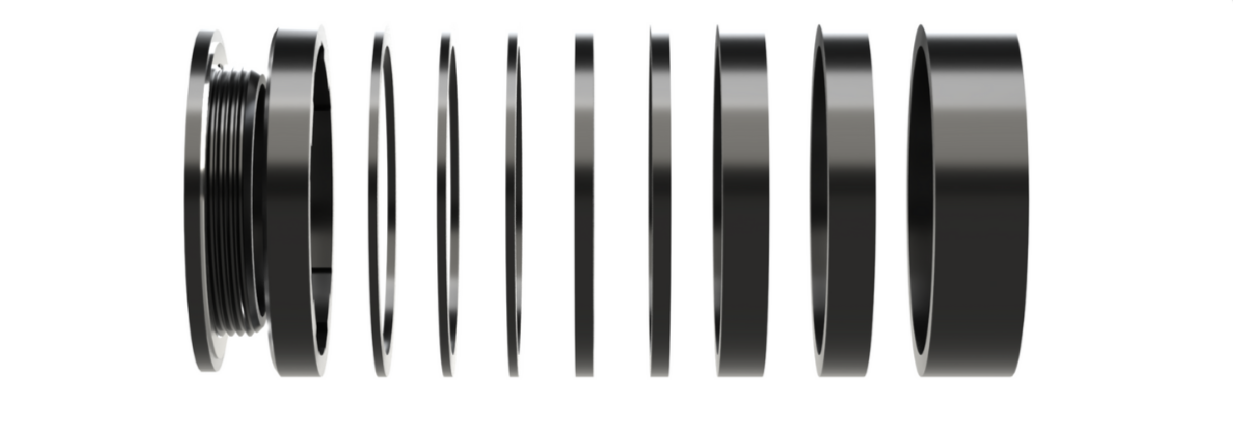 an image of a black Wheels Mfg SOLO-HG single speed conversion kit