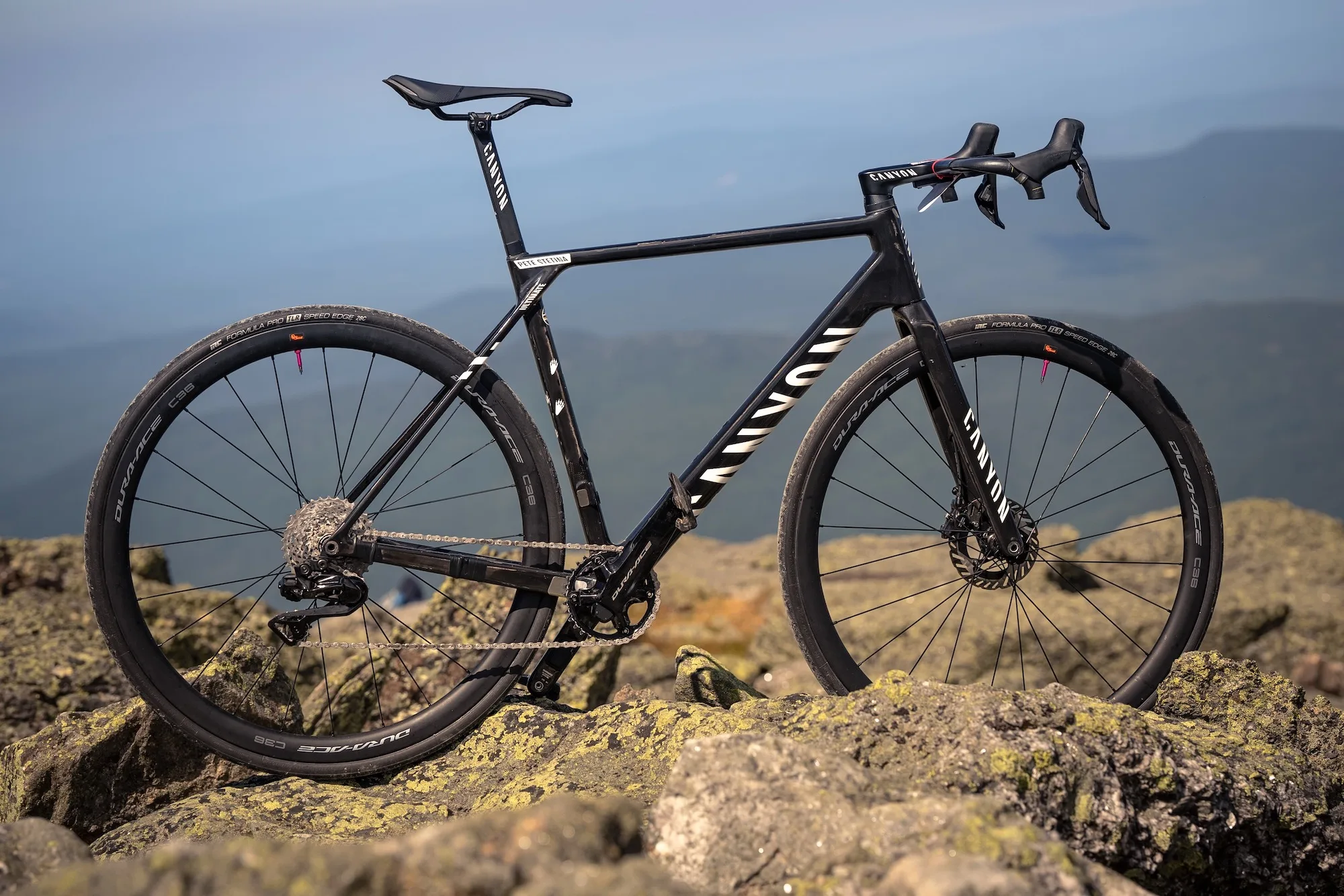 Profile shot of Pete Stetina's Mt. Washington Hill climb bike.