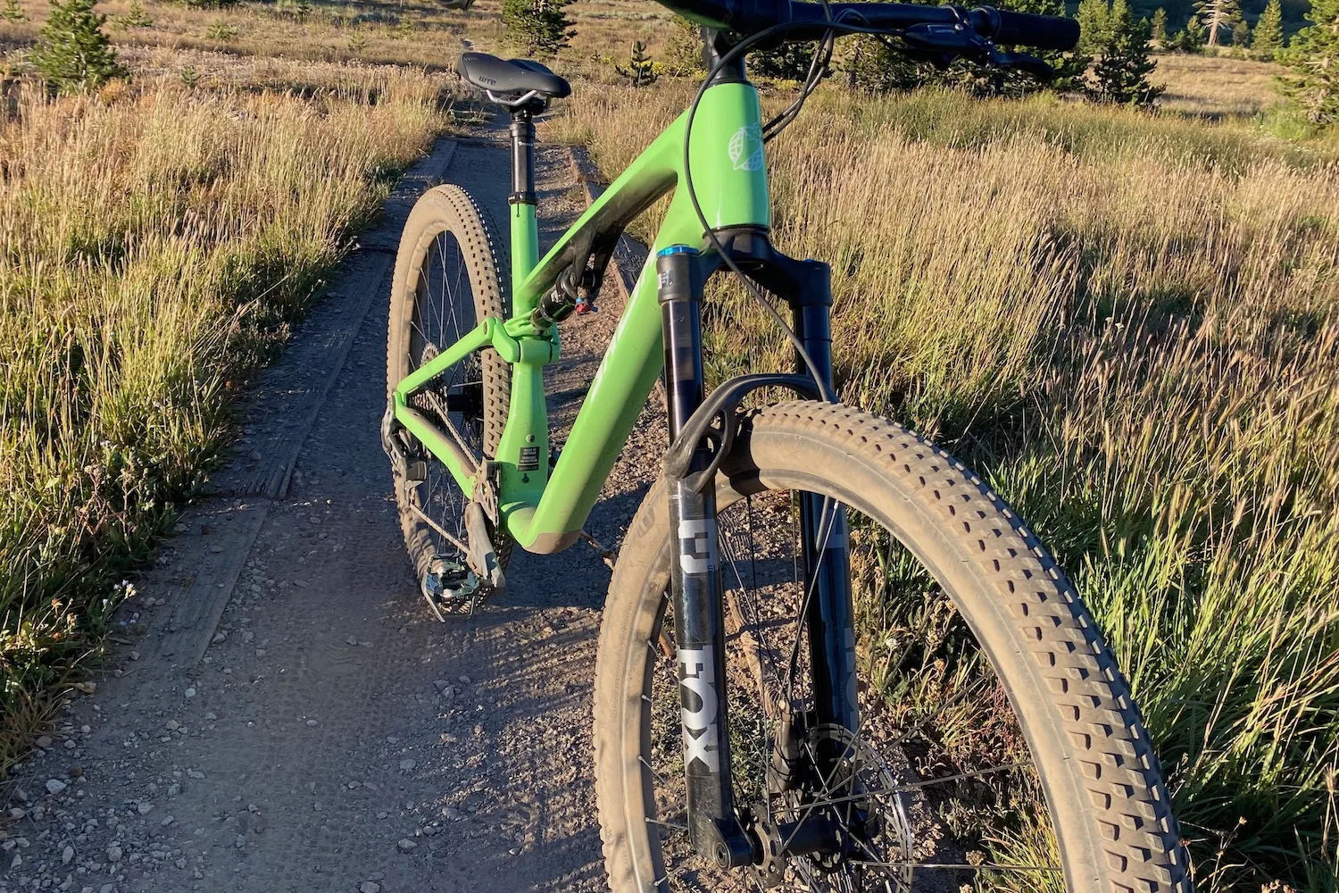 The Fox 34 SL fork on the salsa spearfish