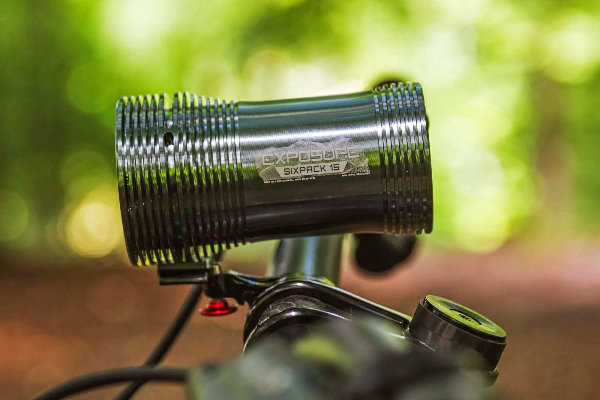 2025 Exposure mountain bike lights upgraded, Six Pack 15 side