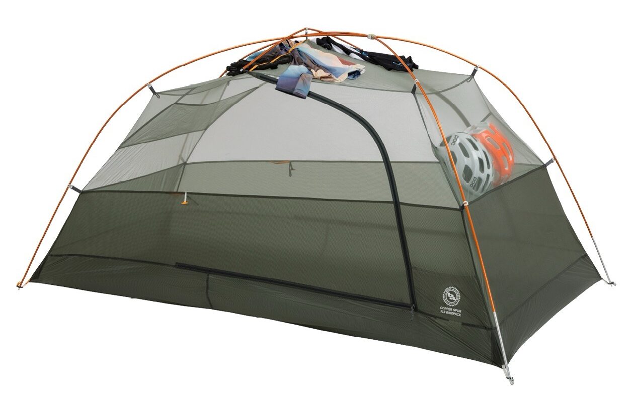 Big Agnes Copper Spur and Tiger Wall Bikepacking Tents storage