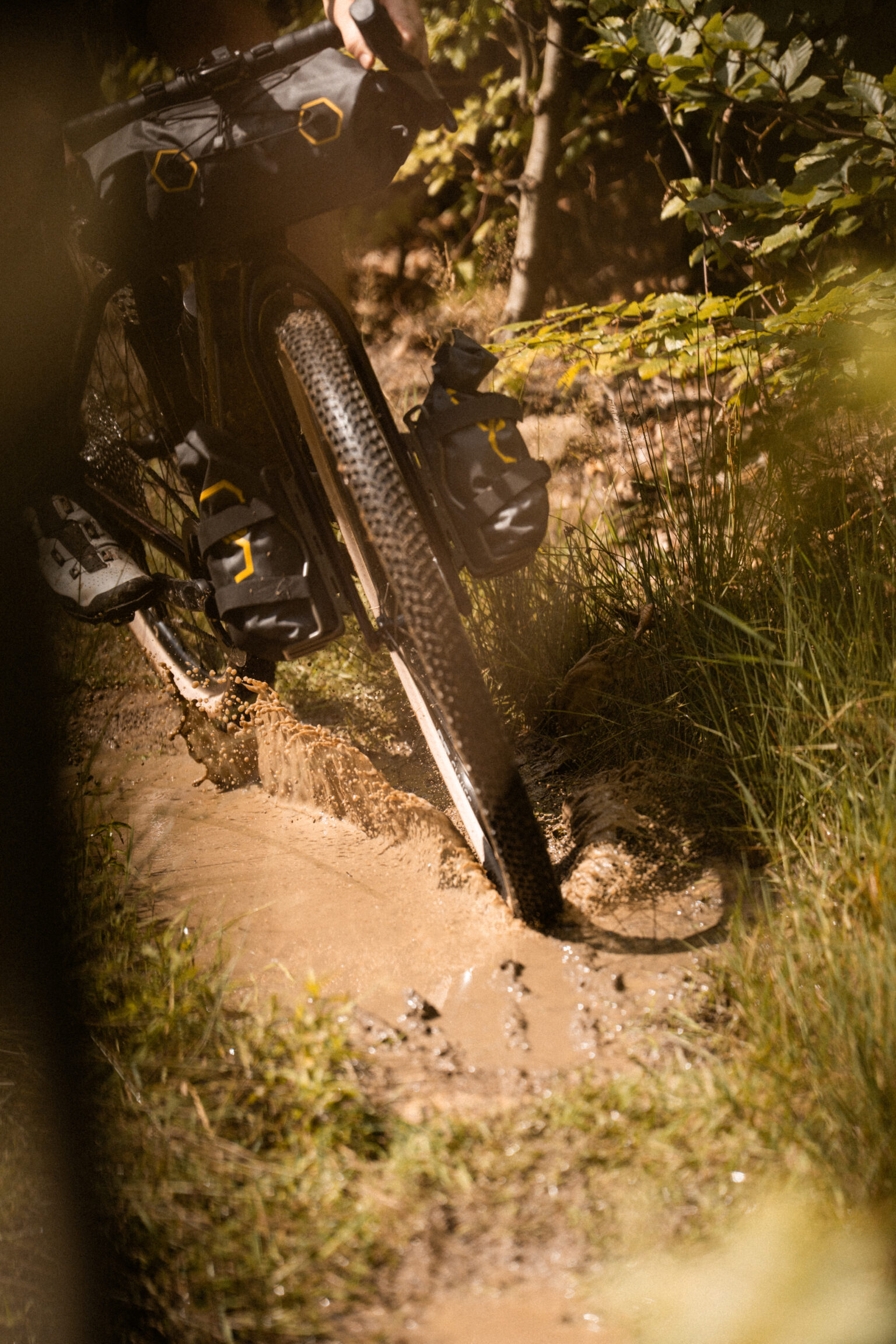 an E-Kanzo Adventure heading down the trail