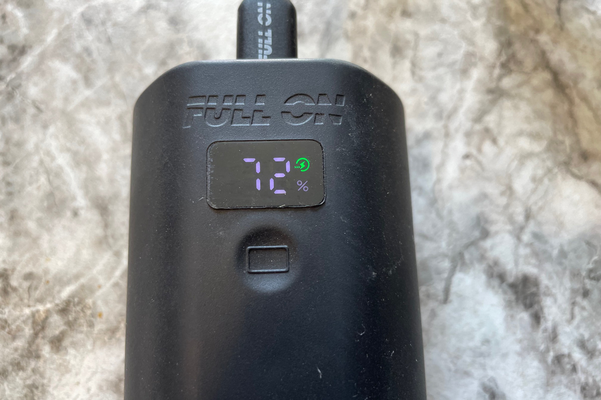 Full On Lighting MB6, battery display